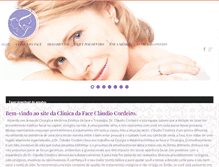 Tablet Screenshot of claudiocordeiro.com